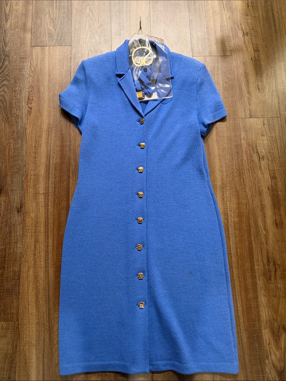 St John Blue Dress